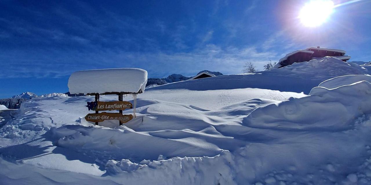 Gite Les Lanfiannes Thorens-Glieres Bagian luar foto